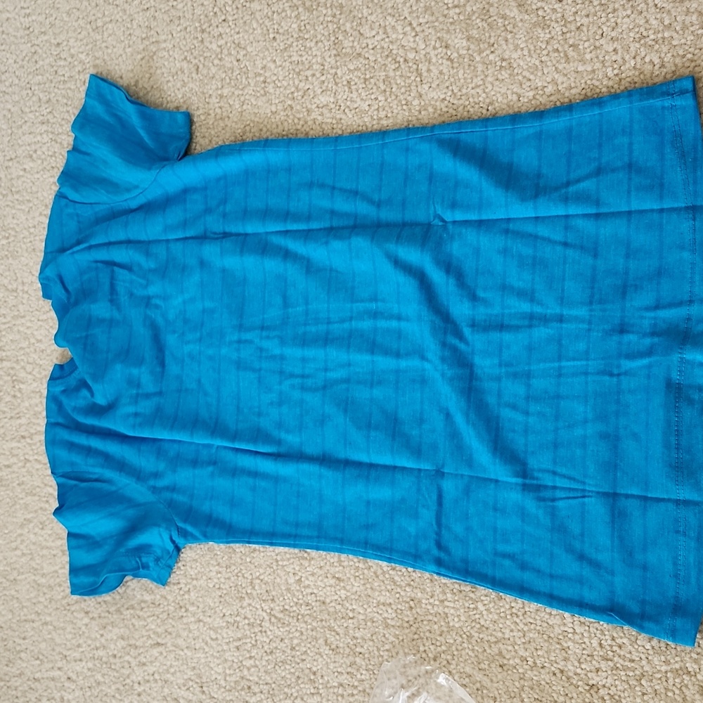 NWOT Panda Texting Graphic Tee Shirt Blue - Picture 3 of 4